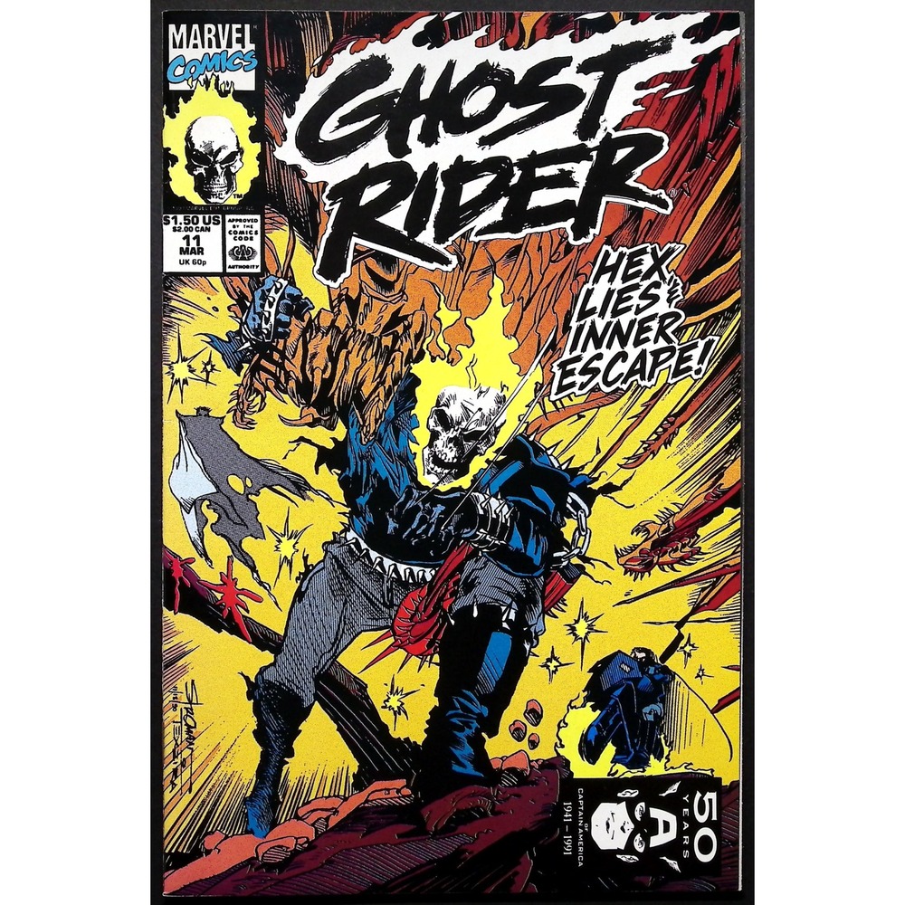 Ghost Rider Marvel Comic Book Lot 9-13, 15 Lot of 6 Issues Reintro Johnny Blaze - Picture 5 of 13